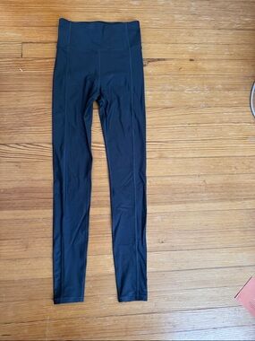 Sweaty Betty Dark Gray Full-Length High Shine Leggings